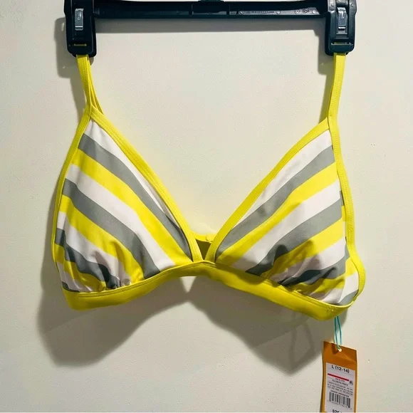 Kona Sol Women's Triangle Bikini Top Large Size - Picture 10 of 16